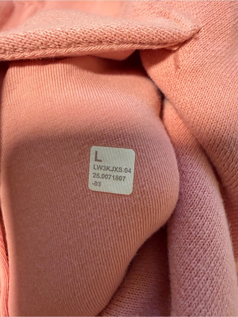 lululemon athletica Women's Hooded Pullover Sweatshirt - Dusty Pink - Picture 3 of 3